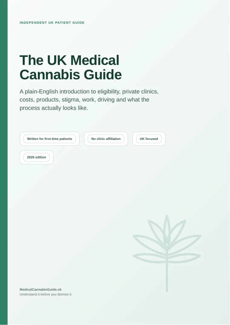 Cover of The UK Medical Cannabis Guide